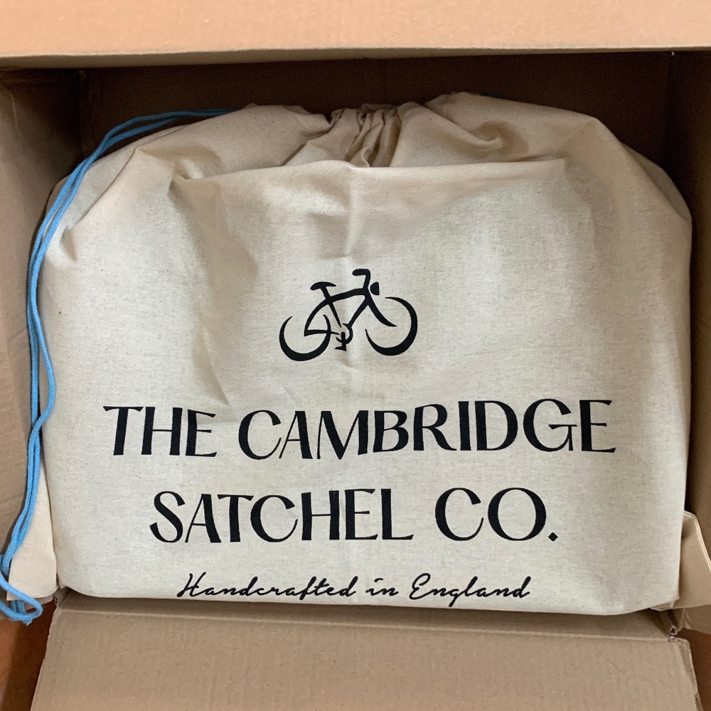 Cambridge Music Briefcase - black leather - NEW